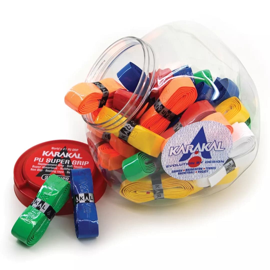 Cubo de 36 SUPER GRIP PU KARAKAL colores surtidos