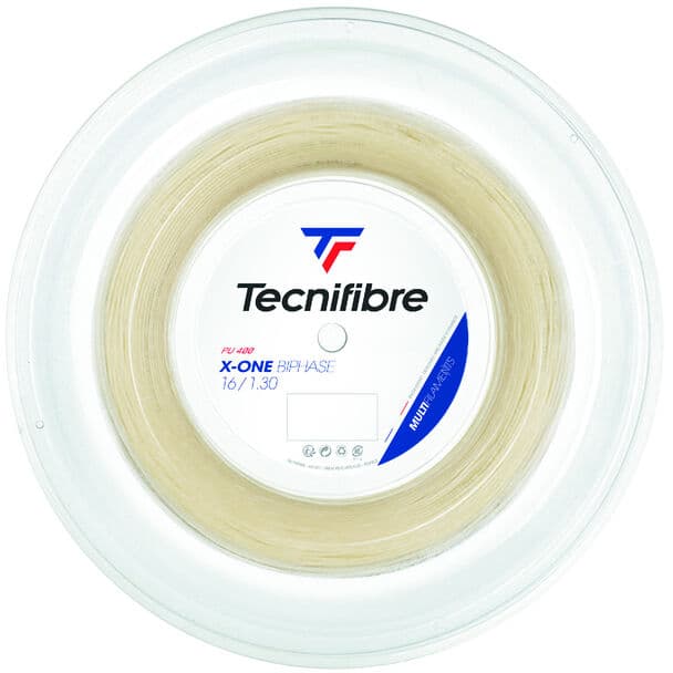 Bobina 200m. cordaje tenis Tecnifibre multifilamento X-ONE 1.30mm.