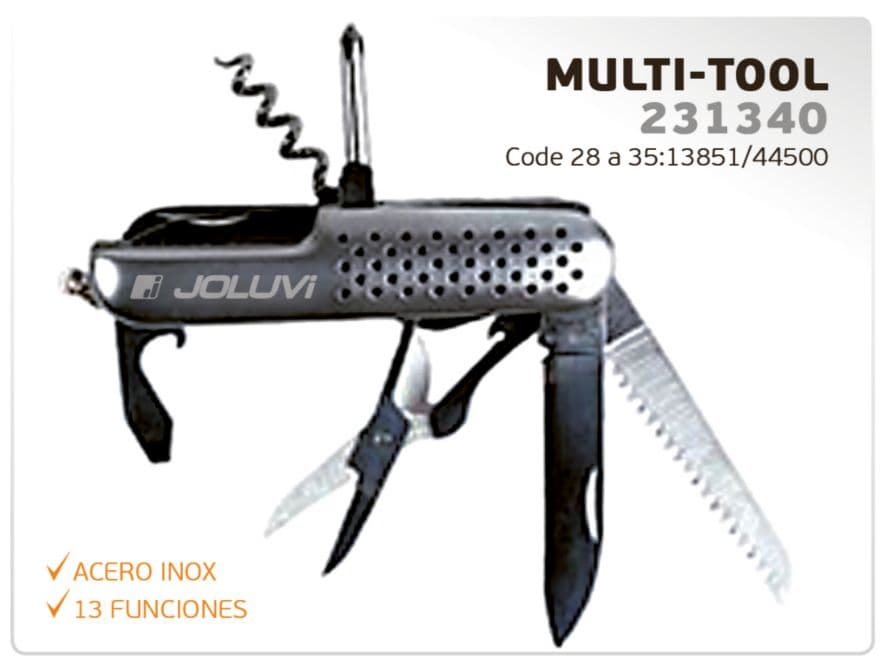Navaja multiusos 11 funciones Joluvi 231340