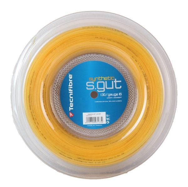 CORDAJE TENIS TECNIFIBRE BOBINA SYNTHETIC GUT 200 M. 1.30mm.
