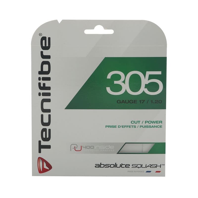 SET CORDAJE DE SQUASH TECNIFIBRE 305 VER 1.20mm